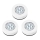 SET 3x corp de iluminat LED tactil de orientare 1xLED/2W/4,5V alb