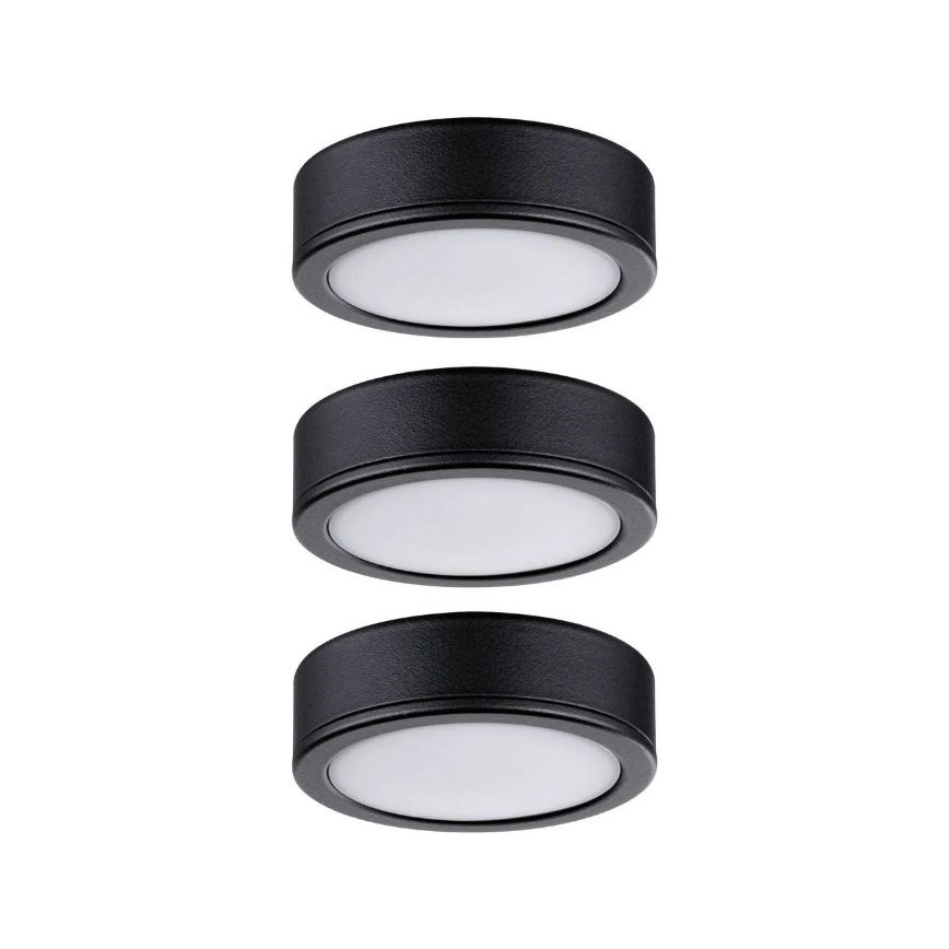 SET 3x corp de iluminat pentru mobilier LED/3,5W PUKK 230V Paulmann 99990