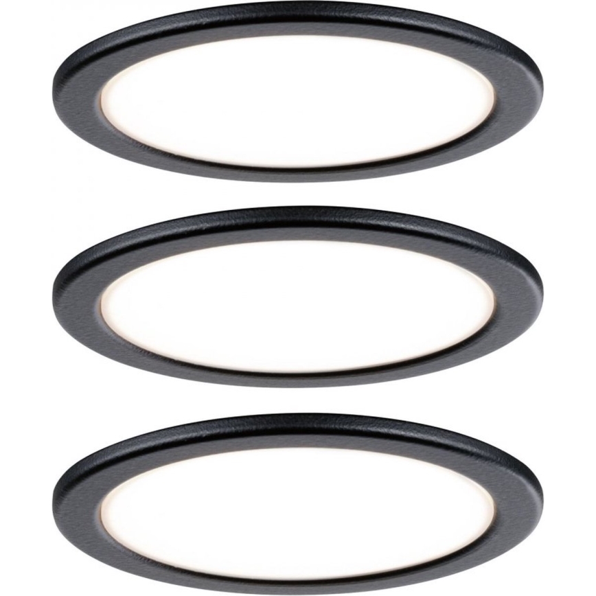 SET 3x corp de iluminat pentru mobilier LED/3,5W PUKK 230V Paulmann 99990