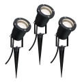 SET 3x lampă de exterior LED GU10/3,5W IP65 230V Paulmann 98897