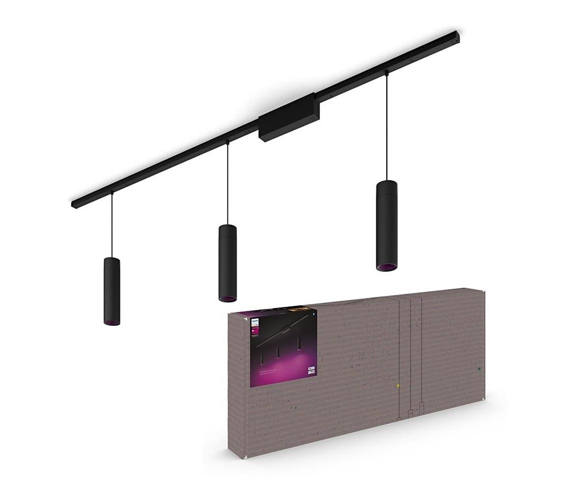 SET 3x lustră LED dimabilă pentru sistem pe șină Hue LED/156W/230V Philips