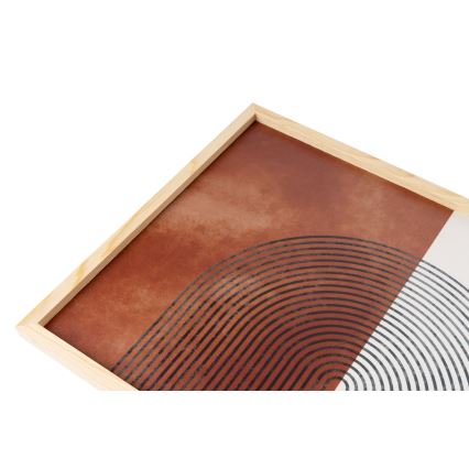 SET 3x pictură în ramă foto 50x70 cm bej/maro