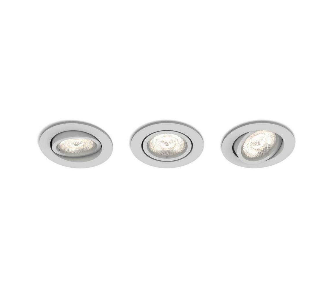 SET 3x plafonieră LED dimabilă CASEMENT 3xLED/45W/230V Philips 50113/87/P0