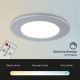 SET 3x plafonieră LED încastrată dimabilă pentru baie LED/4,8W/230V 3000-6500K IP44 Briloner + telecomandă