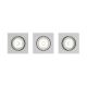 SET 3x Plafonieră LED încastrată dimabilă Philips 50123/87/P0 CASEMENT LED/4,5W/230V