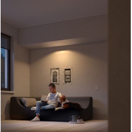 SET 3x plafonieră LED încastrată dimabilă Hue MILLISKIN 1xGU10/5,7W/230V 2000-6500K Philips