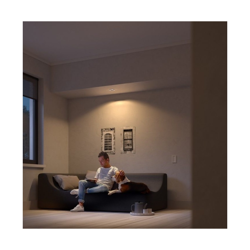 SET 3x plafonieră LED încastrată dimabilă Hue MILLISKIN 1xGU10/5,7W/230V 2000-6500K Philips