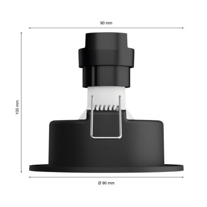 SET 3x plafonieră LED încastrată dimabilă Hue MILLISKIN 1xGU10/5,7W/230V 2000-6500K Philips