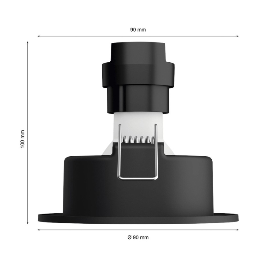 SET 3x plafonieră LED încastrată dimabilă Hue MILLISKIN 1xGU10/5,7W/230V 2000-6500K Philips