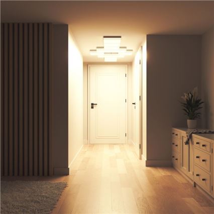 SET 3x plafonieră RGBW dimabilă Nanoleaf SKYLIGHT 1xLED/18W/230V + 2xLED/16W/230V 2700-6500K Wi-Fi