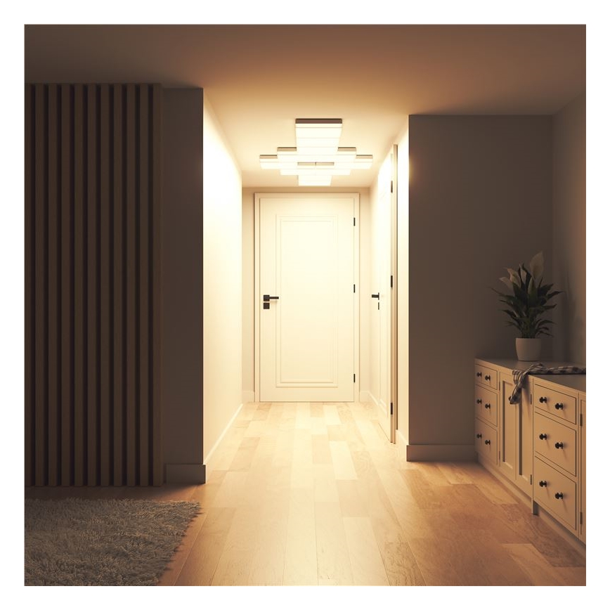 SET 3x plafonieră RGBW dimabilă Nanoleaf SKYLIGHT 1xLED/18W/230V + 2xLED/16W/230V 2700-6500K Wi-Fi