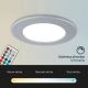SET 3x plafonieră LED RGBW încastrată dimabilă pentru baie LED/4,8W/230V 3000-6500K IP65 Briloner + telecomandă