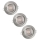 SET 3x plafoniere LED dimabile încastrate SIMPLE 3xLED/5W/230V