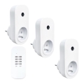 SET 3x priză controlată la distanță Solight DY09 + telecomandă