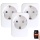 SET 3x priză inteligentă NEO LITE 3680W/230V/16A Wi-Fi Tuya Immax NEO 07761C