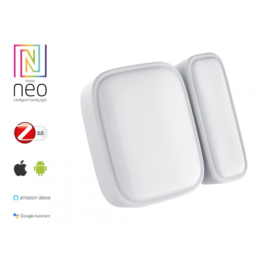 SET 3x senzor magnetic pentru ferestre și uși SMART Zigbee Tuya Immax NEO 07045L