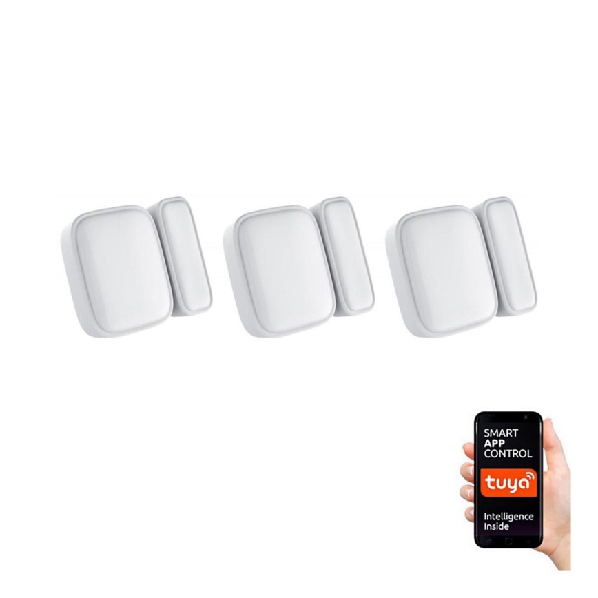 SET 3x senzor magnetic pentru ferestre și uși SMART Zigbee Tuya Immax NEO 07045L