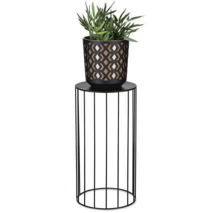 SET 3x Suport pentru flori LOFT negru