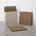 Set 4 buc. panouri acustice VASAVIK 60x60 cm, stejar oleiat