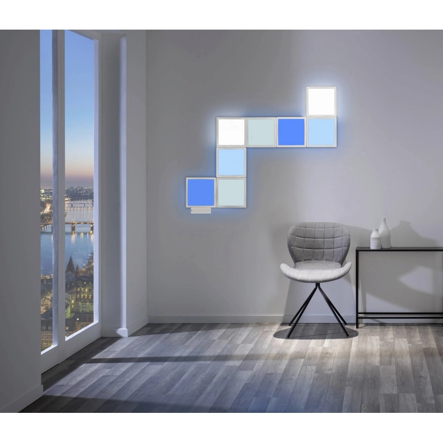 SET 4x aplică LED RGB dimabilă LED/2W/230V Wofi 4506.04.06.9000 + telecomandă