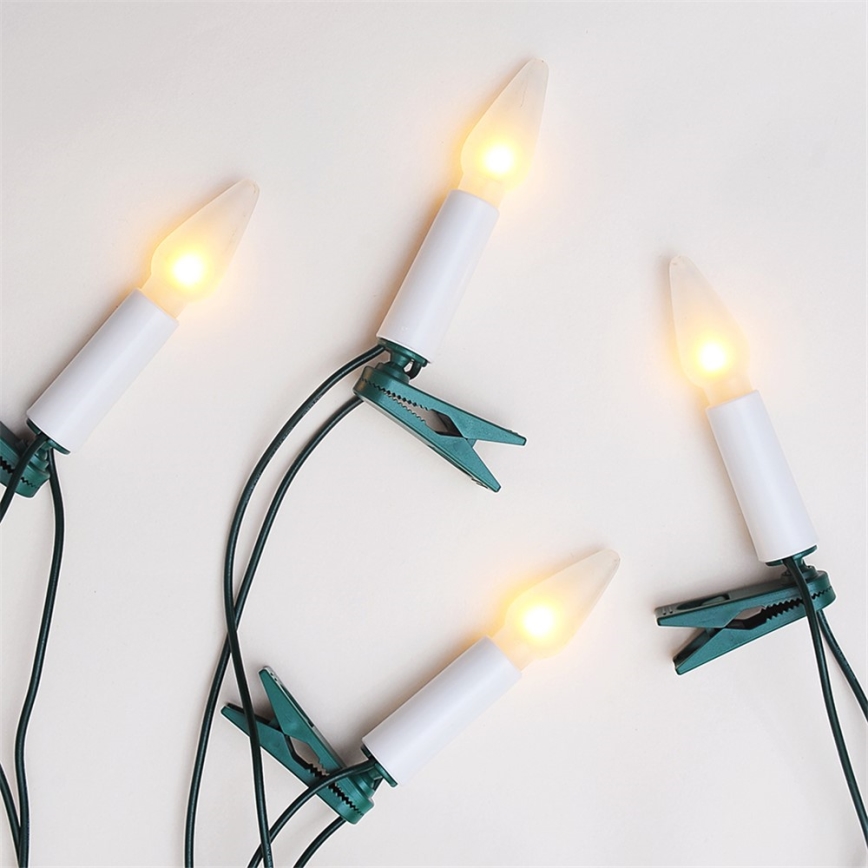 SET 4x bec de rezervă FELICIA E10/14V/0,1A alb. Fabricat în Europa