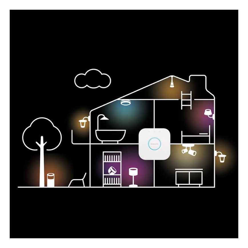 Set de 4 becuri LED reglabile Philips Hue WHITE AMBIANCE GU10/4,2W/230V 2200-6500K