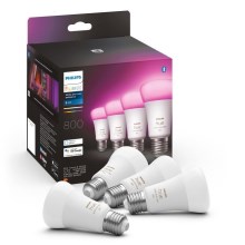 SET 4x bec LED dimabil Philips Hue White And Color Ambience E27/6,5W/230V 2000-6500K