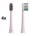 SET 4x cap de rezervă pentru periuță de dinți sonică TESLA Smart TS400 roz