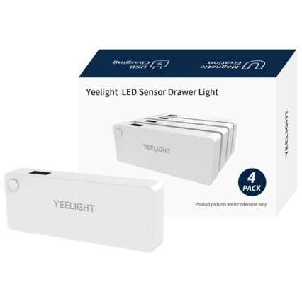 SET 4x corp de iluminat LED cu senzor pentru mobilier Yeelight LED/0,15W/5V 2700K 300 mAh