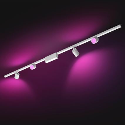 SET 4x spot LED RGB dimabil pentru sistem pe șină Hue PERIFO LED RGB/20,8W/230V 2000-6500K Philips