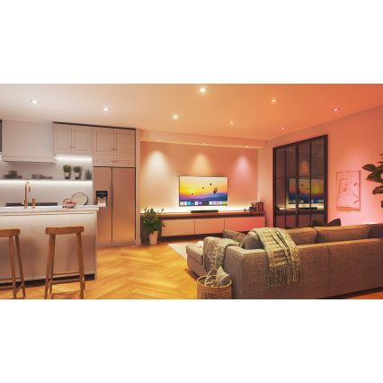 SET 4x corp de iluminat LED RGBW încastrat dimabil ESSENTIALS LED/6W/230V 2700-6500K CRI 90 Nanoleaf Wi-Fi