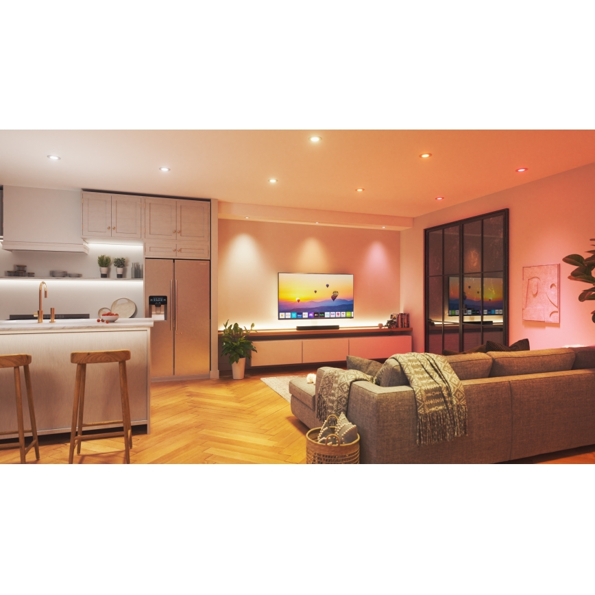 SET 4x corp de iluminat LED RGBW încastrat dimabil ESSENTIALS LED/6W/230V 2700-6500K CRI 90 Nanoleaf Wi-Fi