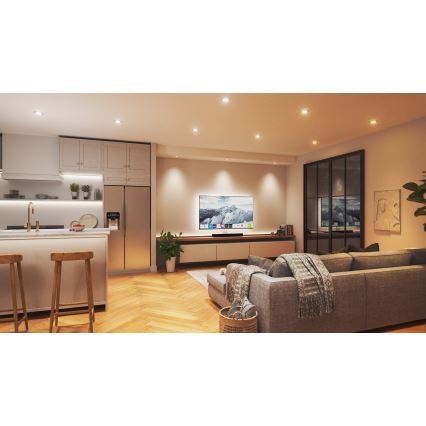 SET 4x corp de iluminat LED RGBW încastrat dimabil ESSENTIALS LED/6W/230V 2700-6500K CRI 90 Nanoleaf Wi-Fi