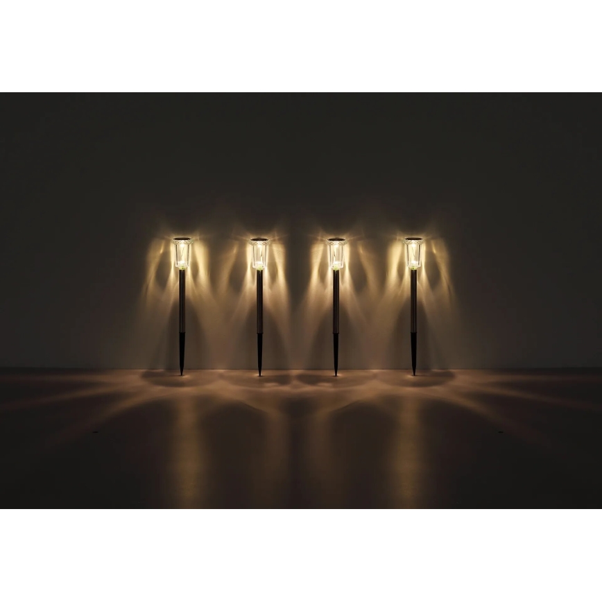 SET 4x corp de iluminat LED solar Globo LED/0,06W/1,2V IP44