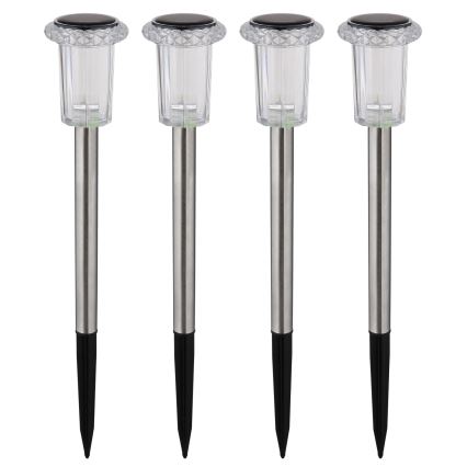 SET 4x corp de iluminat LED solar Globo LED/0,06W/1,2V IP44