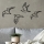 SET 4x decorațiune de perete metal păsări