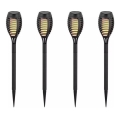SET 4x Lampă solară LED 4xLED/3,6V 1xAAA IP44 100 mAh