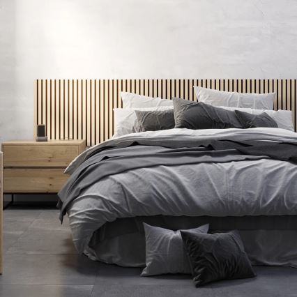 SET 4x panou acustic mural BATH DELUXE 54-060-08-86-12 DANVIKEN 60x60 cm stejar