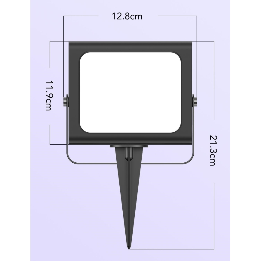 SET 4x proiectoare de exterior Govee SMART LED Wi-Fi IP66