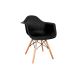 SET 4x scaun de sufragerie NEREA 81x61 cm negru/fag