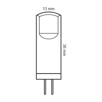 Set 5 becuri LED PIN G4/1,8W/12V 2700K - Osram