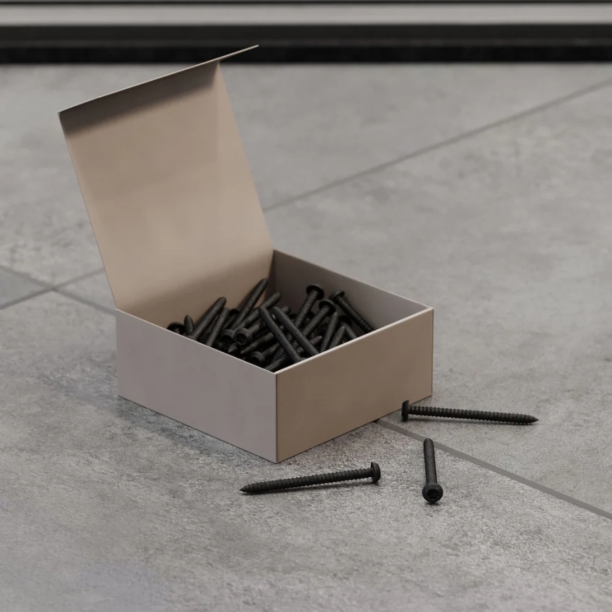 Set 50 șuruburi Torx T25, 12 mm, negru lăcuit