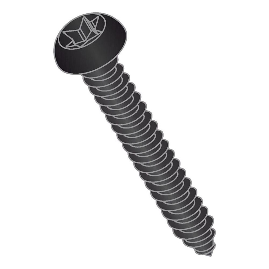 SET 50x șurub pentru panouri acustice BATH DELUXE 54-045-00-02-12 T25 4,6x45 mm negru lăcuit