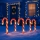 Set 5x decorațiuni LED de exterior pentru Crăciun LED/2W/230V IP44 roșii
