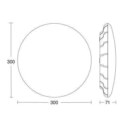 SET 5x plafonieră LED cu senzor RS PRO S10 SC LED/9,1W/230V 4000K Steinel 081928