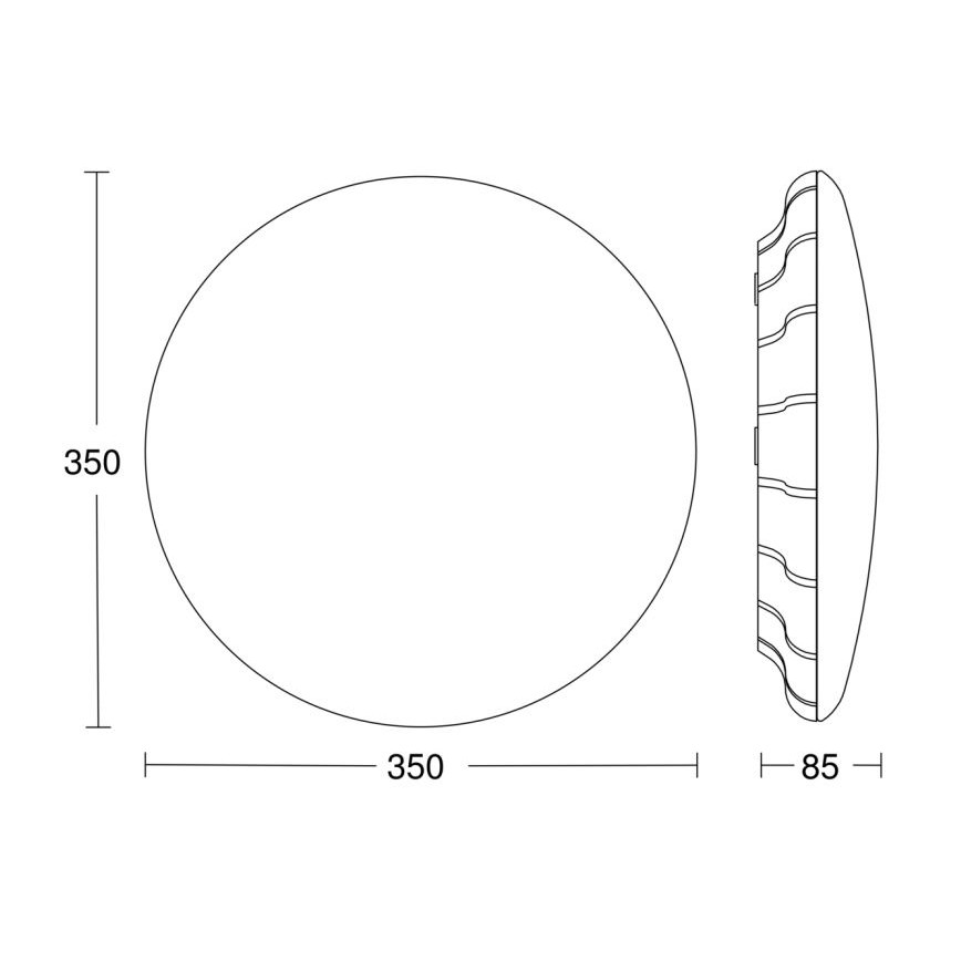 SET 5x plafonieră LED cu senzor RS PRO S30 SC LED/25,7W/230V 4000K Steinel 079710