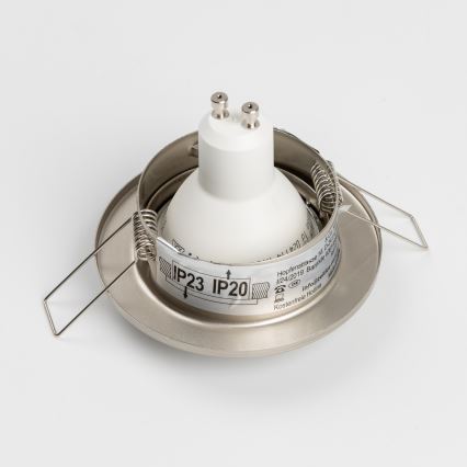 Set 5x spoturi încastrate pentru baie 1xGU10/4W/230V IP23 crom mat