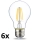 SET 6x bec LED A60 E27/4,3W/230V 2700K