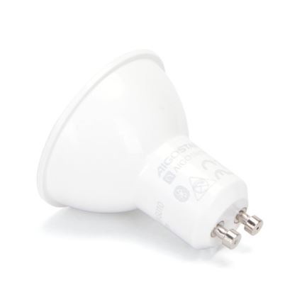 Set de 6 becuri LED RGBW reglabile MESH GU10/6,5W/230V 2700-6500K Wi-Fi + telecomandă - Aigostar