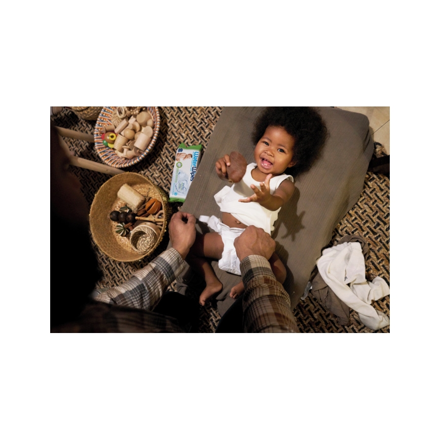 SET 9x șervețele umede fără plastic WaterWipes Soapberry 60 buc. (540 buc.)